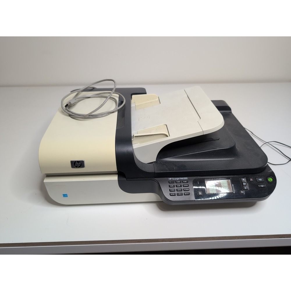 HP ScanJet N6350 Flatbed ADF Duplex CCD USB Ethernet Network